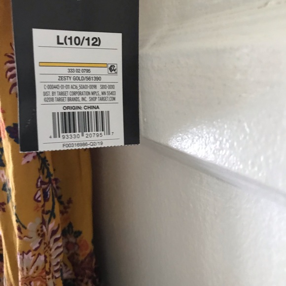 NWT Art Class Fall Floral Dress - Picture 3 of 3